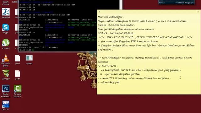 Linux Teamspeak 3 Kurulumu Lisanslı ! [ 3.0.10.3 ] смотреть онлайн