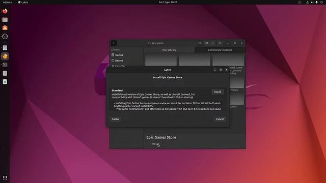 Giocare con i giochi dell'Epic Game Store su Linux su Ubuntu 22.04 - Installato tramite Lutris смотреть онлайн