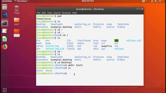 Terminal, basic Linux commands & Binutils смотреть онлайн
