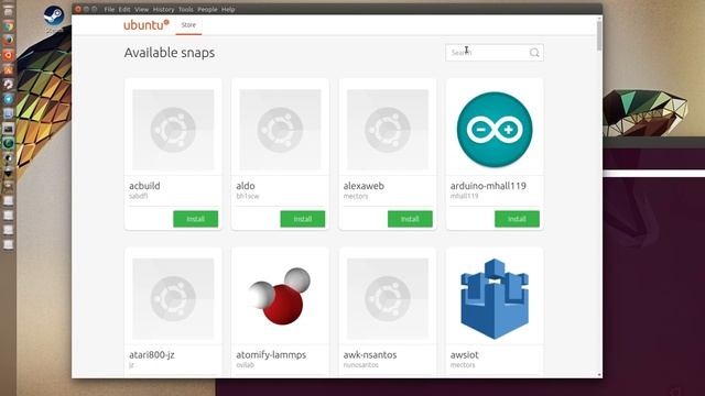 Snap web store on Ubuntu 16.04 смотреть онлайн