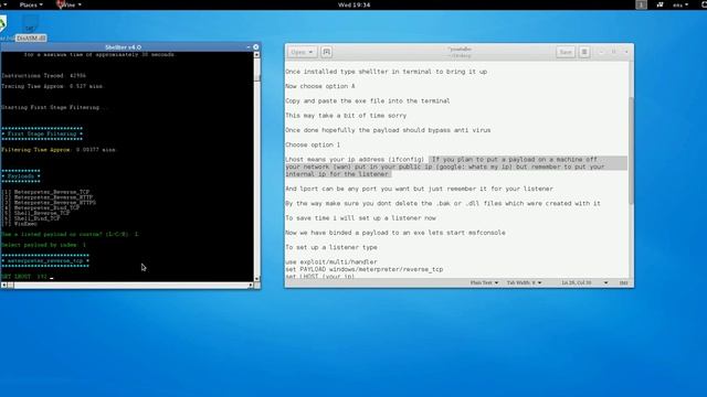 Binding A Payload To An Exe With Kali Linux 2.0 смотреть онлайн