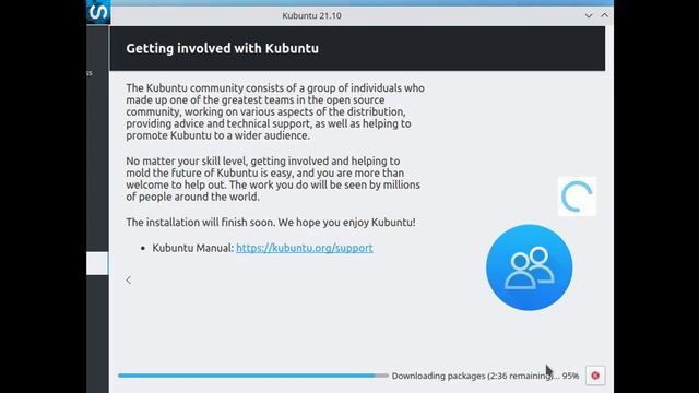 Install Kubuntu 21.10 Linux on PC - Full Disk Installation KDE Desktop Environment смотреть онлайн