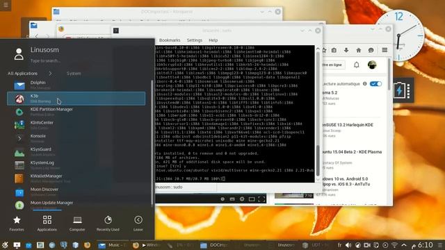 My Desktop turn Kde Plasma 5.2.2 смотреть онлайн