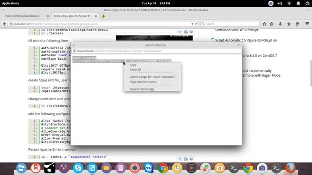 Zimbra Tips: How To Protect Policyd WebUI смотреть онлайн