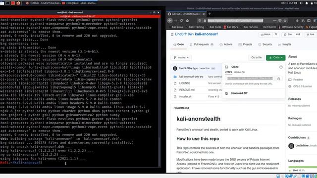 How to Stay Anonymous in Kali Linux | Anonsurf смотреть онлайн
