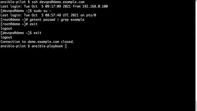 Ansible troubleshooting - passwordless account смотреть онлайн