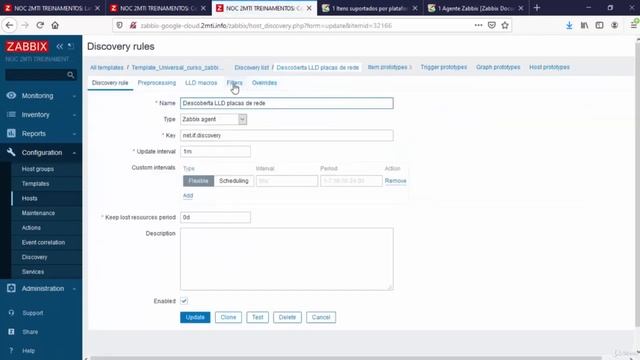 01.30- Criando o monitoramento das interface de rede смотреть онлайн