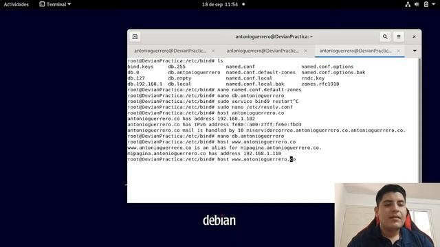 Implementación de un Servidor DNS en Linux смотреть онлайн