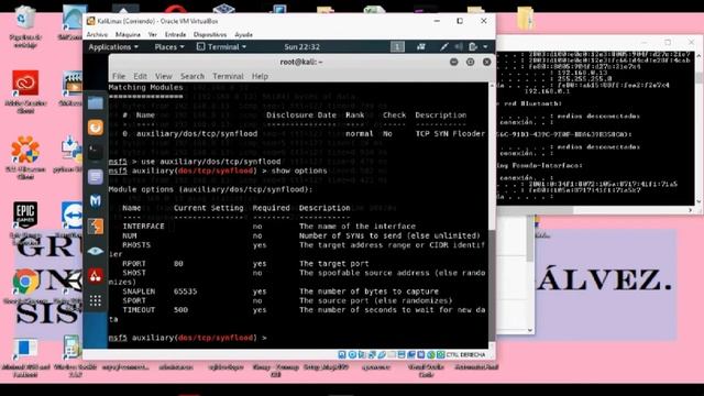 Ataque SYNFlood,. Ataque DoS смотреть онлайн