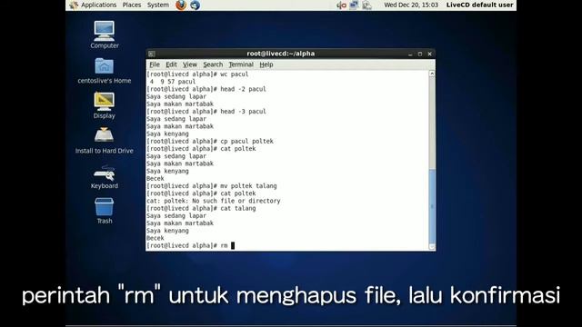 Video Tutorial Praktek Perintah Dasar Linux Centos Pada VirtualBox смотреть онлайн