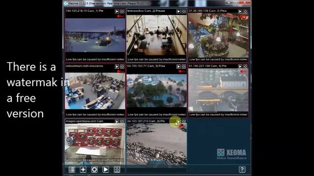 Free Xeoma Video Surveillance Edition смотреть онлайн