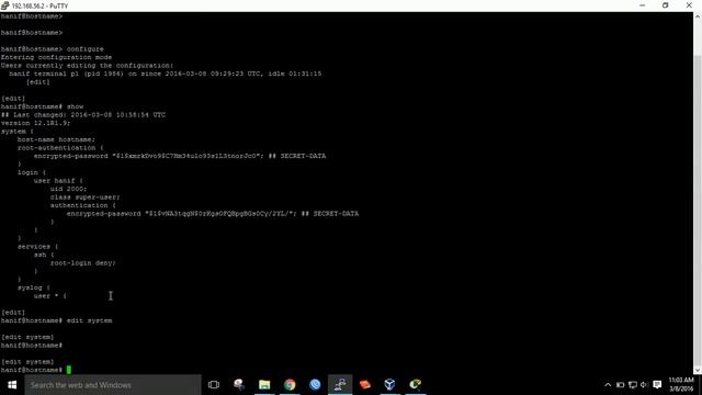 How to configure hostname of Junos OS смотреть онлайн