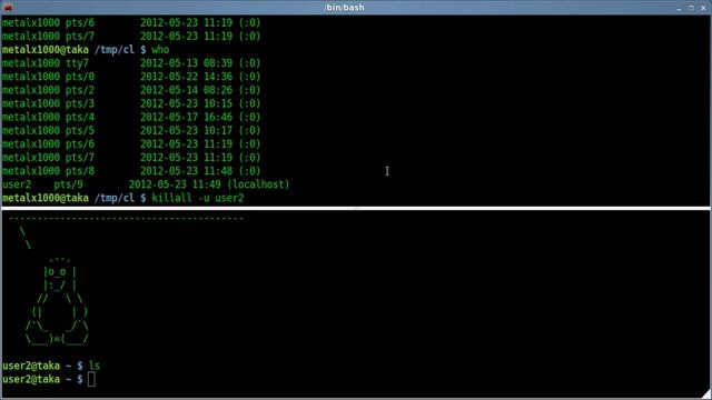 Kick Users Off Your System - Linux - Shell Script - BASH смотреть онлайн