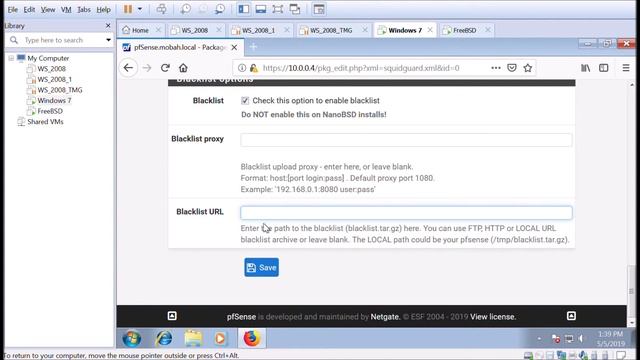 pfSense Paso2 - Configuración de proxy y filter смотреть онлайн
