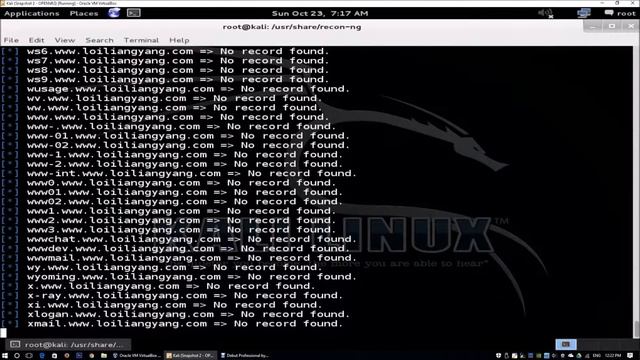 Web Reconnaissance Framework Recon-Ng (Cybersecurity) смотреть онлайн