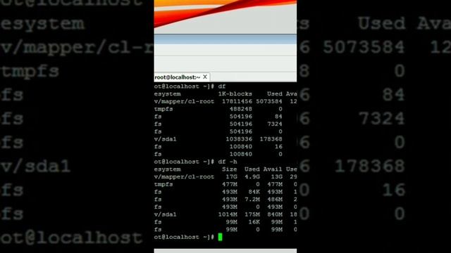 df command in Linux смотреть онлайн