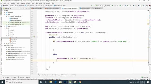 Phone Number Authentication In Android Studio | Video Call App Part2 | ds virdi смотреть онлайн
