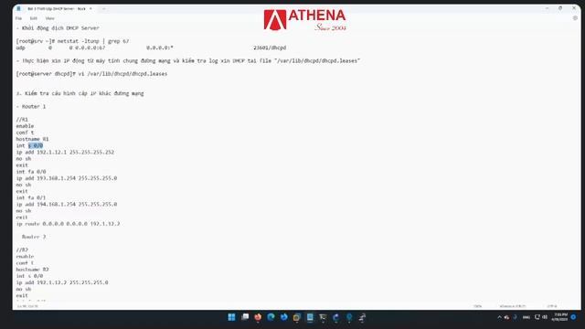LPI2 Chương 3: Thiết lập DHCP Server смотреть онлайн