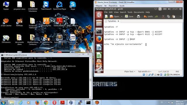 Configuracion del Firewall en Ubuntu Server смотреть онлайн
