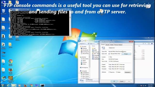 FTP Console Commands How to Send and Retrieve Files смотреть онлайн