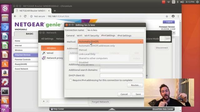 Setting a Static IP Address on Ubuntu 16.04 смотреть онлайн
