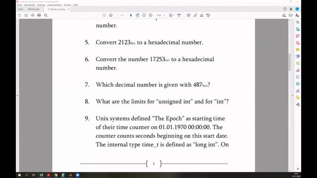 Tutorial of lesson 1 (live recording): binary and numerics смотреть онлайн