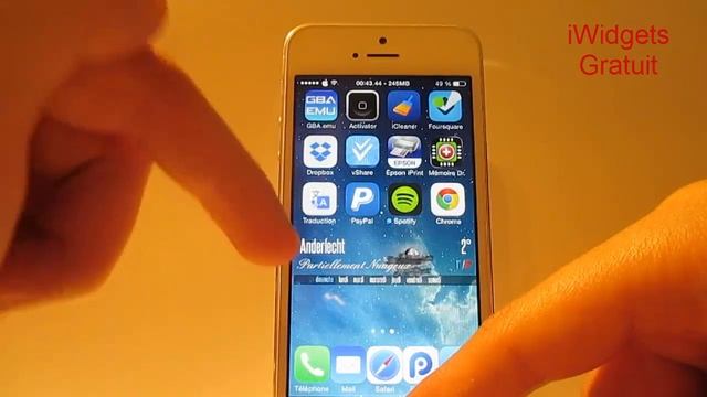 Tweak Cydia iOS 7 | iWidgets смотреть онлайн
