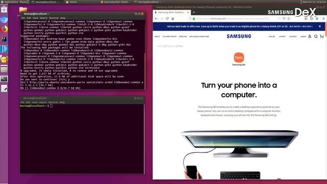 Linux on Samsung DeX смотреть онлайн