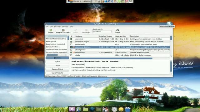 Docklets / Intellihide - Gnome Do - Linux Mint 7 смотреть онлайн