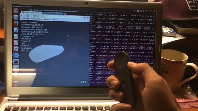 Google Daydream Controller Hacked (Running on Linux) смотреть онлайн