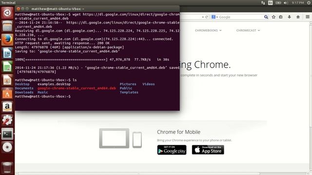 Installing Google Chrome in Ubuntu 14.04 Desktop смотреть онлайн