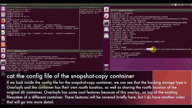 Creating Container Copies and Snapshot-Copies смотреть онлайн