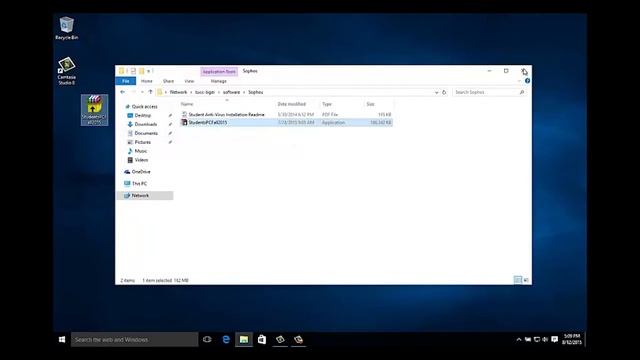 Sophos Anti Virus Installation on a PC смотреть онлайн