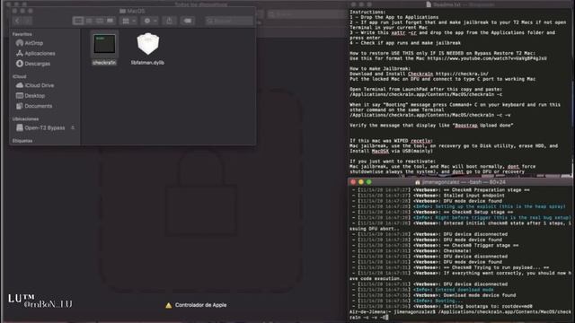 LU Exclusive: Jailbreak and Bypass Tutorial For T2 Powered MacBooks Using Official Checkra1n смотреть онлайн