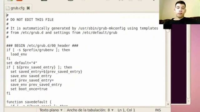 Archivos de configuración de arranque GRUB смотреть онлайн