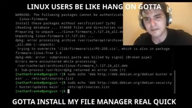 Linux Users Installing their File Manager смотреть онлайн