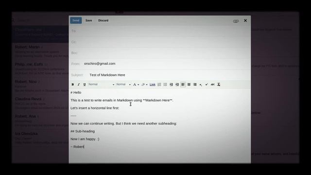 Write emails in Markdown смотреть онлайн