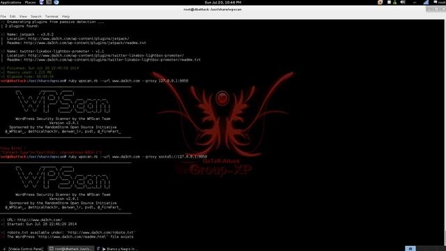 WpScan Proxy http socks смотреть онлайн