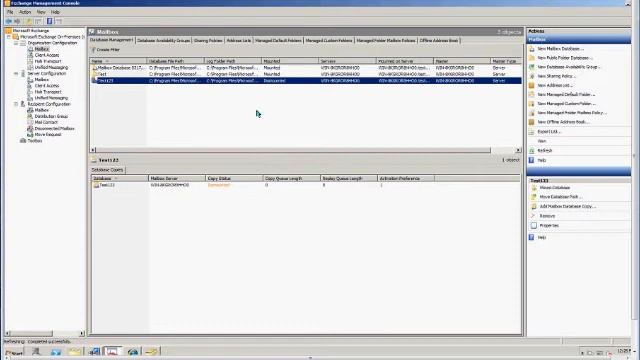 How to mount or dismount a mailbox database in Microsoft Exchange 2010 смотреть онлайн