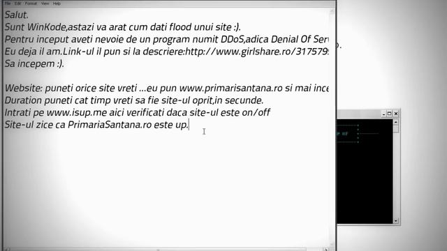 [Tutorial] Flood sites with DoS смотреть онлайн