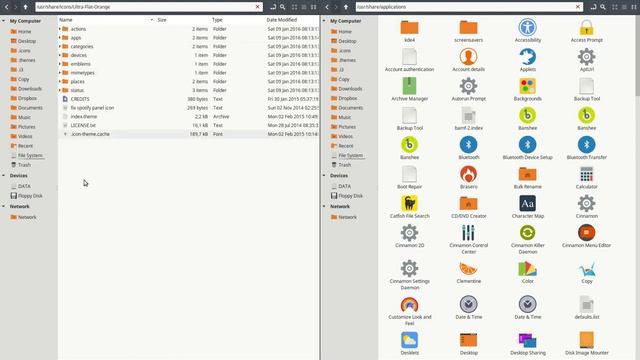 Tutorial - How to change missing or wrong icons in linux movie 2 of 5 Mintbackup icon fixed смотреть онлайн