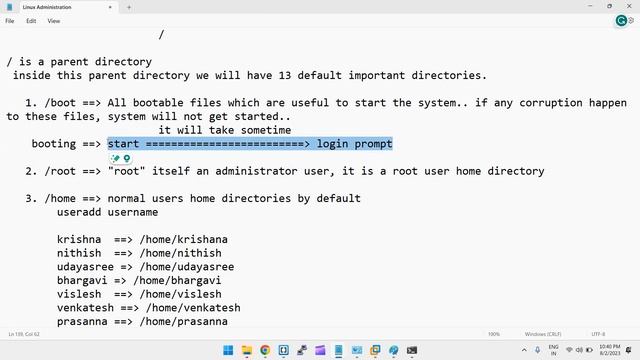 Linux Installation in Vmware & Explain Linux Architecture & Explain Linux File System смотреть онлайн