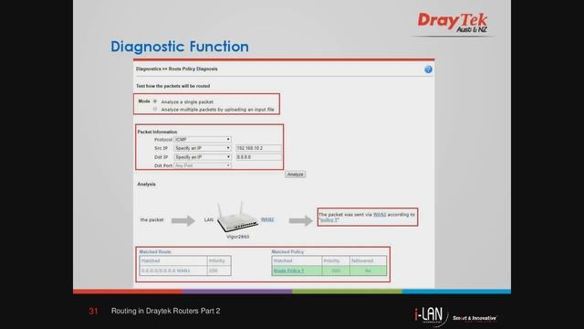 Webinar - Routing in DrayTek Routers Part 2 смотреть онлайн