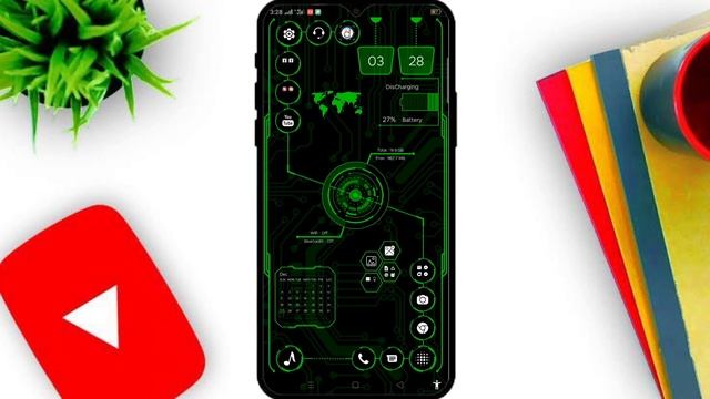 চমৎকার একটা হ্যাকার স্টাইল লাঞ্চার || hacker style lancer || Android launcher || Tech With TBB смотреть онлайн