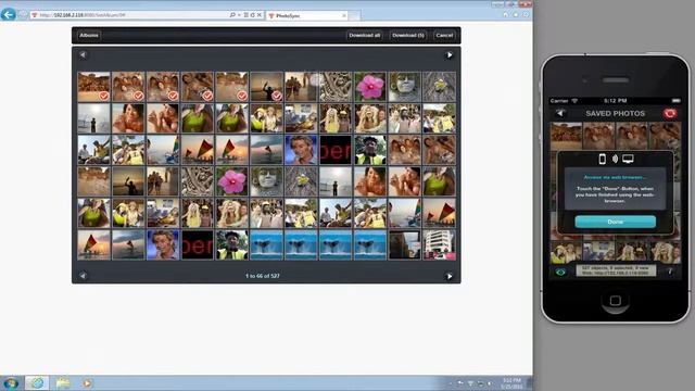 PhotoSync - Download photos from iOS device with web browser смотреть онлайн