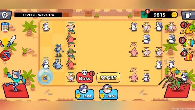 Merge Monster: Fusion War - Levels 1 Wave 1/1 to Level 8 Wave 6/6 - Merge Master Gameplay смотреть онлайн
