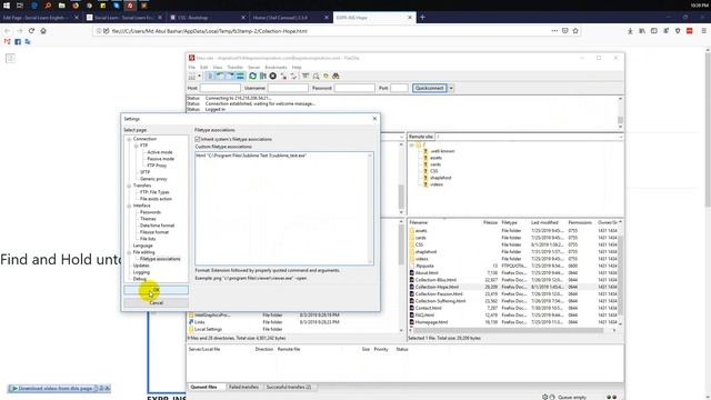 How to change FileZilla Default Editor смотреть онлайн