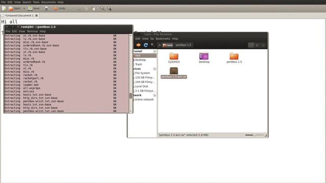 How to Extract RAR file on BackTrack 5 R3 смотреть онлайн