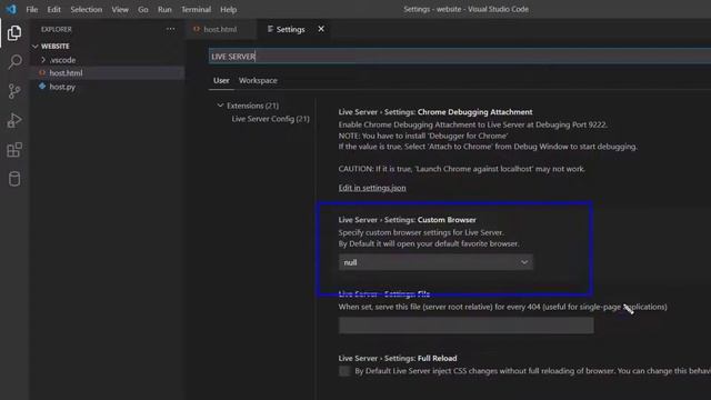How to change default browser Visual Studio Code | Vs Code default browser Change in hindi | 2022 смотреть онлайн