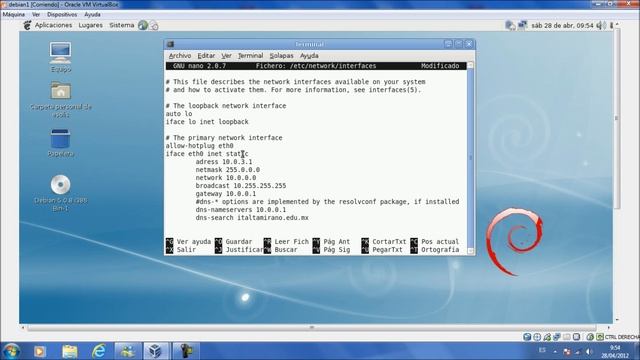 Configuración de conexión remota en debian, Equipo 3 смотреть онлайн